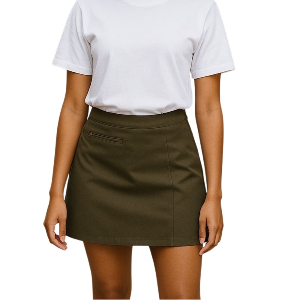 PATAGONIA Women Duway Skort Skirt Shorts Brown Sz 6 hiking casual outdoor
